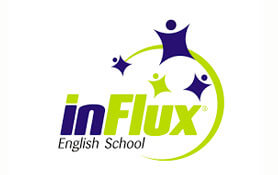 Marca Escola de Inglês inFlux