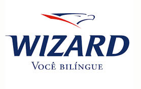 Marca Escola de Inglês Wizard